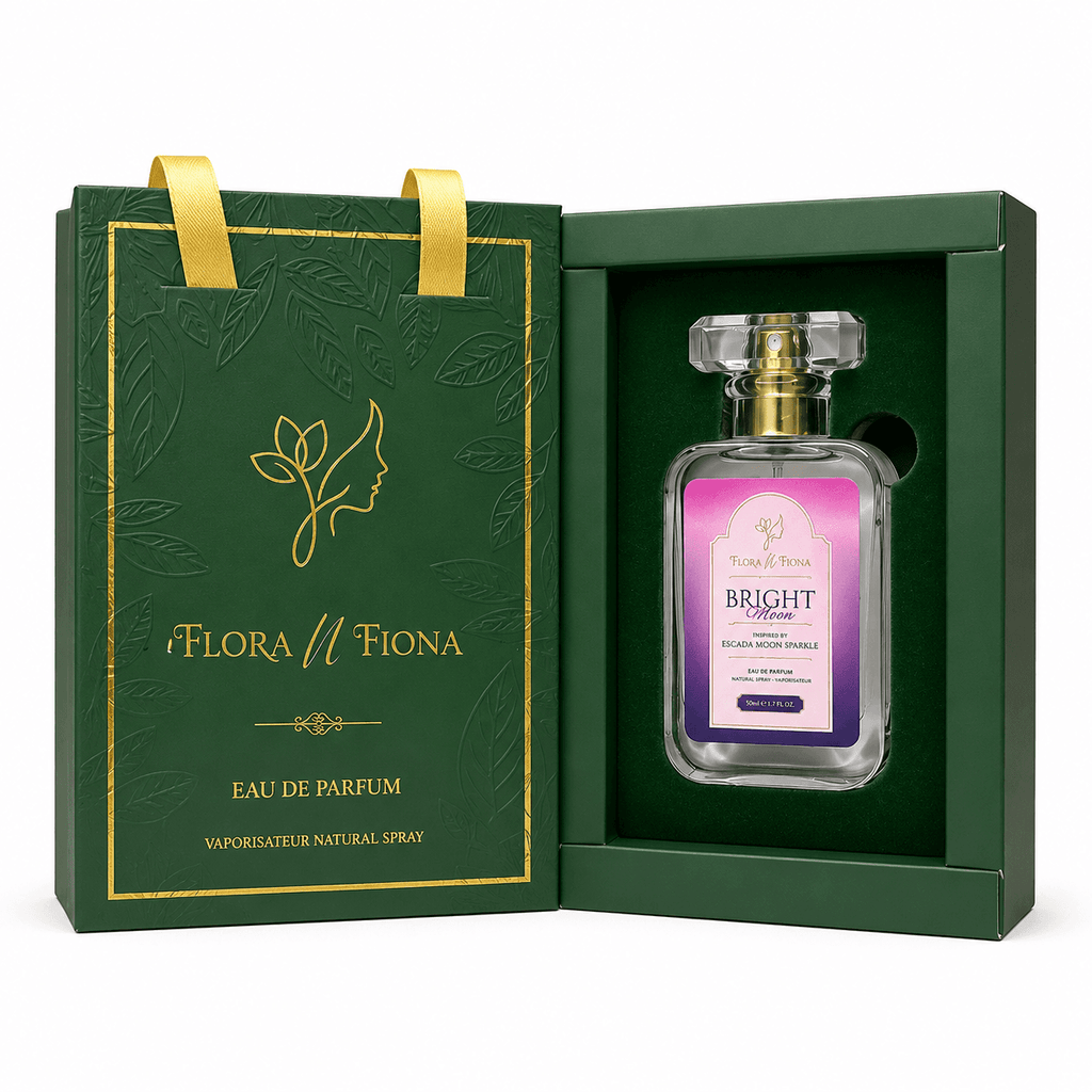 Flora N Fiona Bright Moon inspired perfume with luxury packaging
