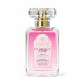 Flora N Fiona Extreme Blush inspired by Versace Pink perfume bottle on white background