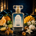 Flora N Fiona Royal Eau de Parfum inspired by Erba Pura with citrus, mango, vanilla, amber and white floral notes